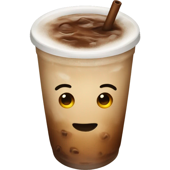 Iced coffee emoji