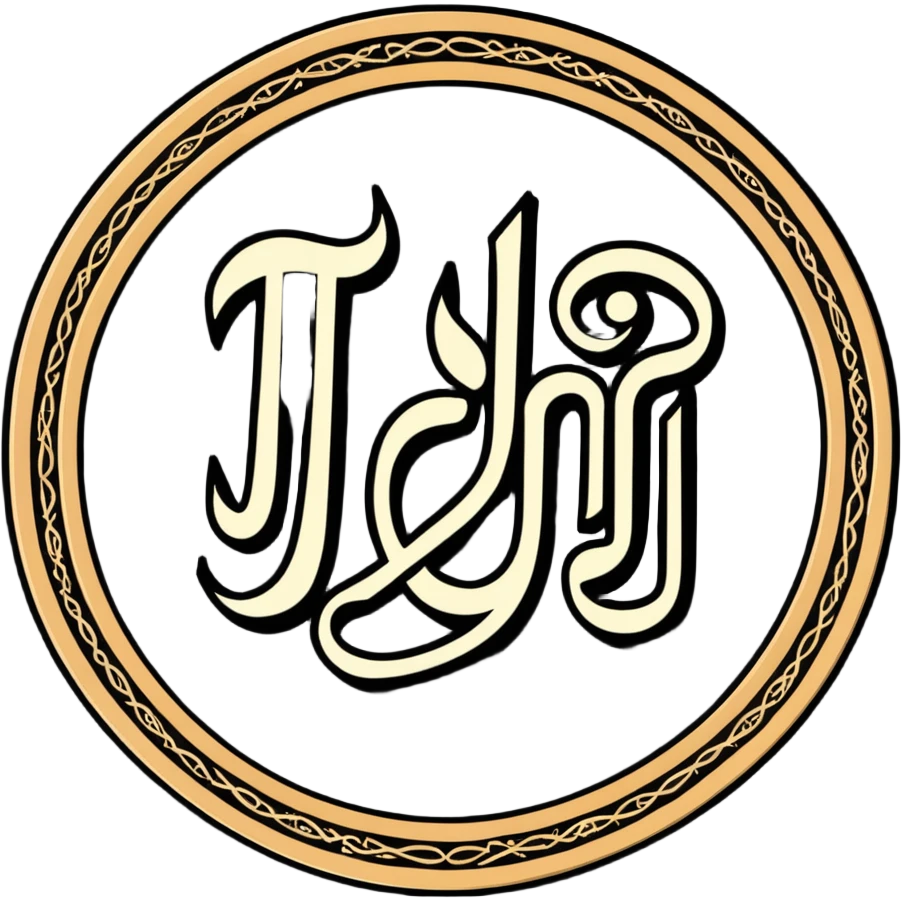 حسیب (Haseeb) name in decorative Arabic calligraphy emoji