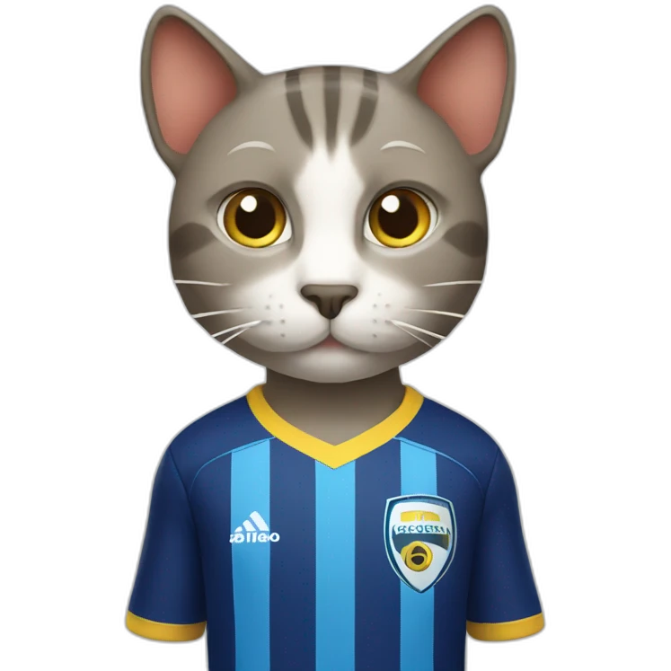 Cat soccer emoji