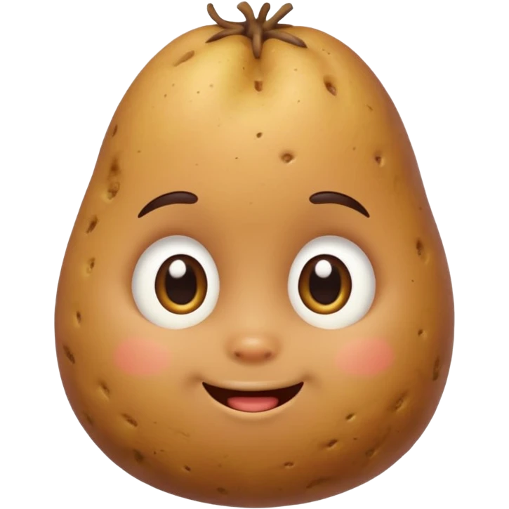 Chibi potato emoji
