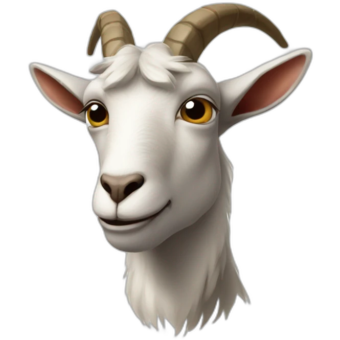 Ugly goat emoji