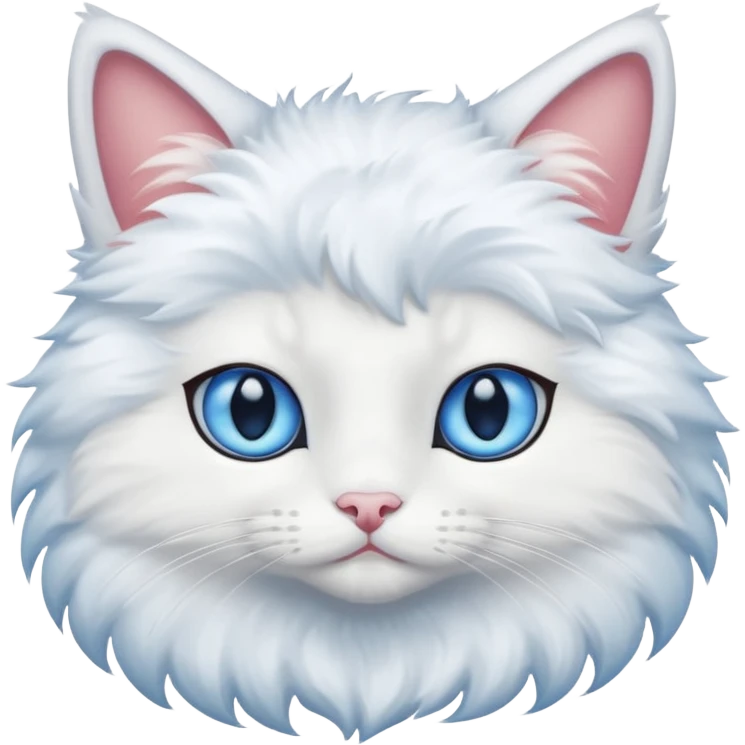 Siyam cat with blue eyes emoji