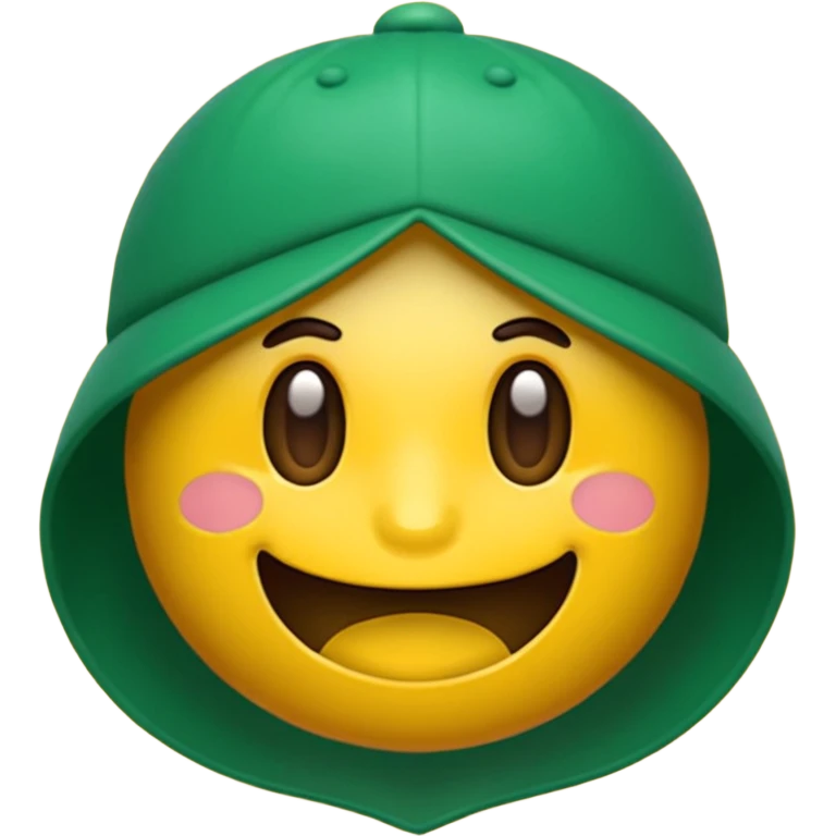 Зеленый слон, который дует в трубу emoji