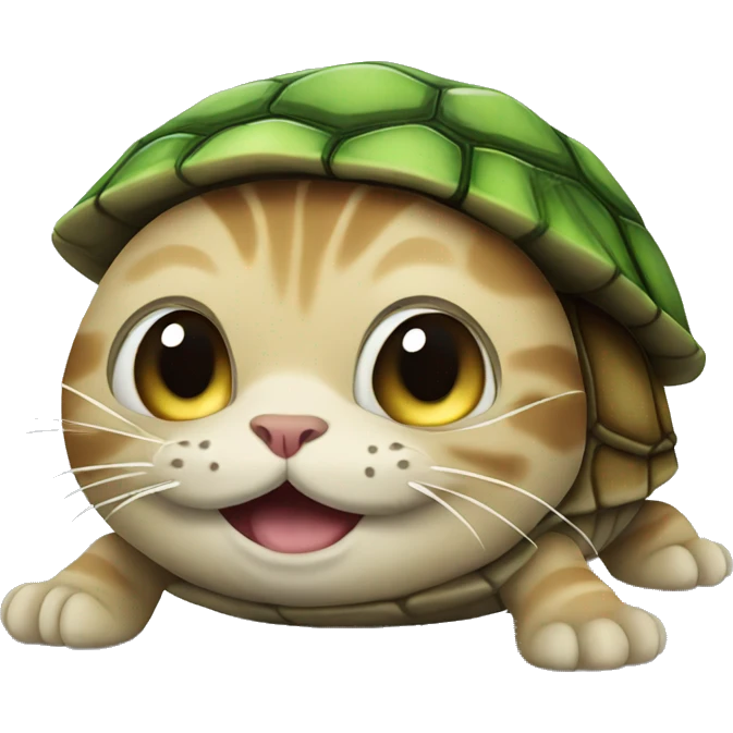 Cat turtle emoji