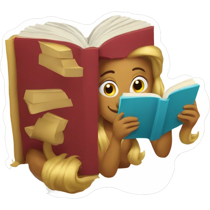 reading a book emoji