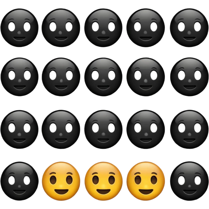 Emoji blakc emoji