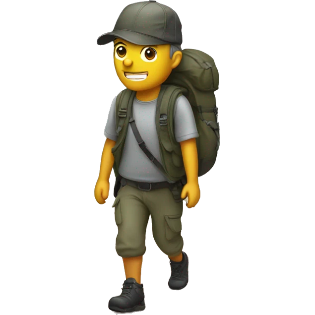 bushwalking emoji