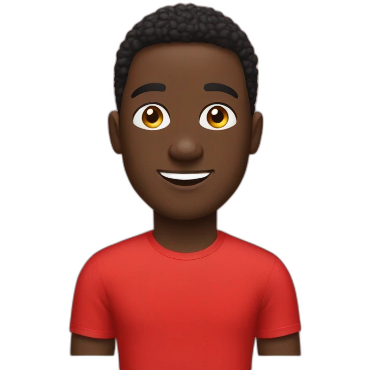 marques brownlee in red tshirt emoji
