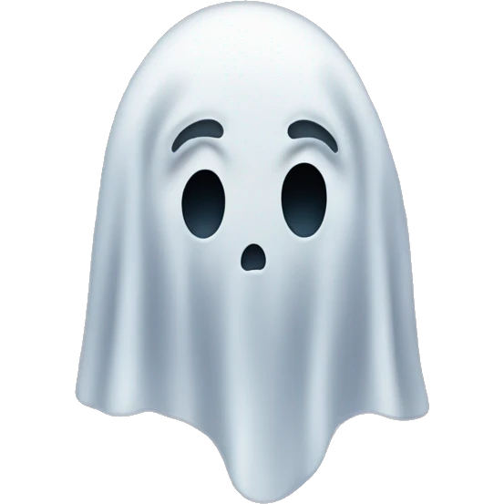 Ghost face emoji