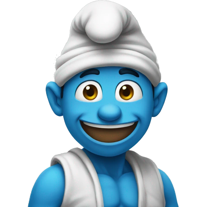 Smurf emoji