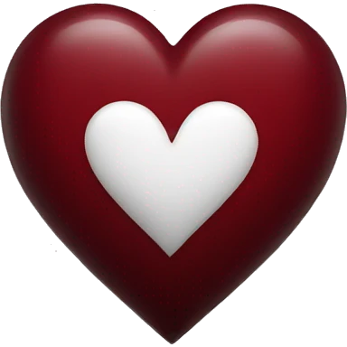 Dark red heart  emoji