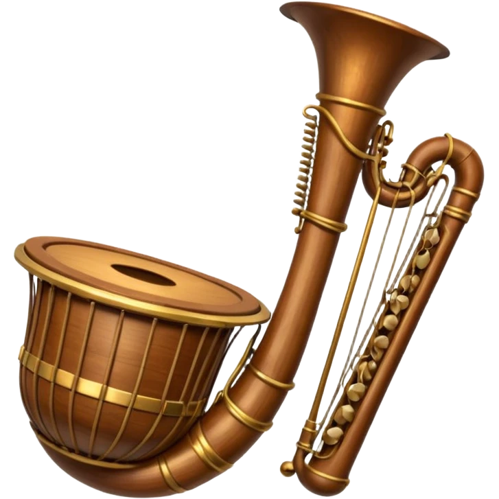 ancient musical instruments emoji