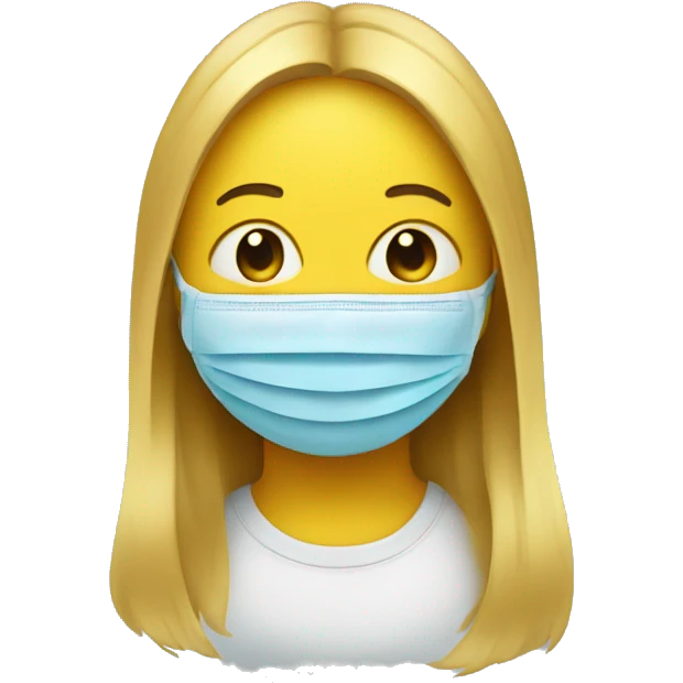 smiley face wearing a face mask  emoji