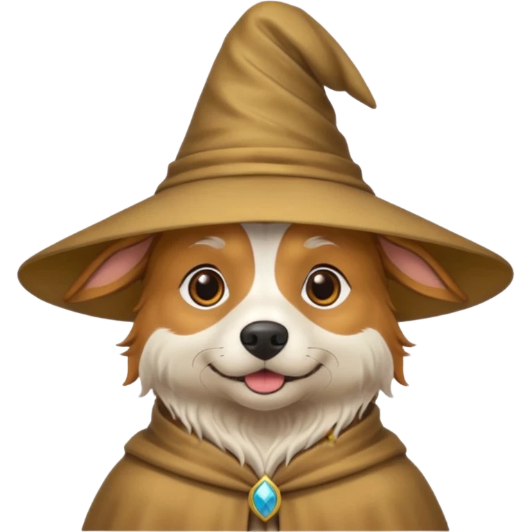 Dog wizard emoji