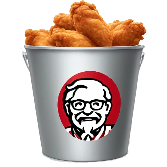 KFC chicken bucket emoji