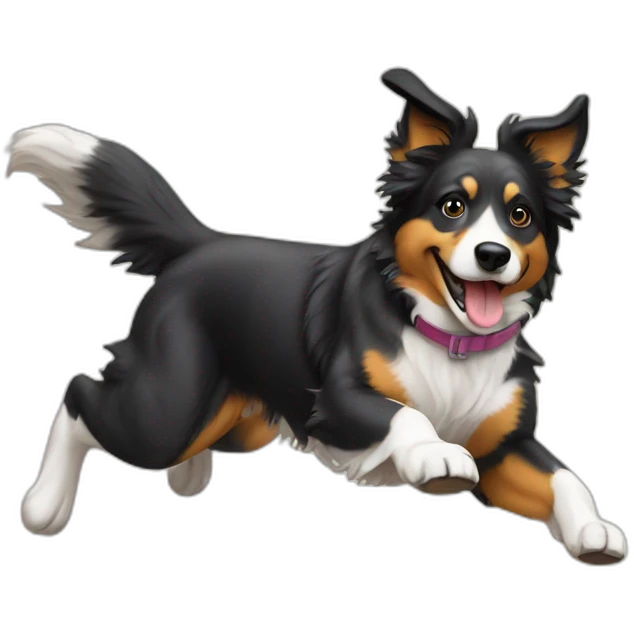 agility Aussie dog emoji