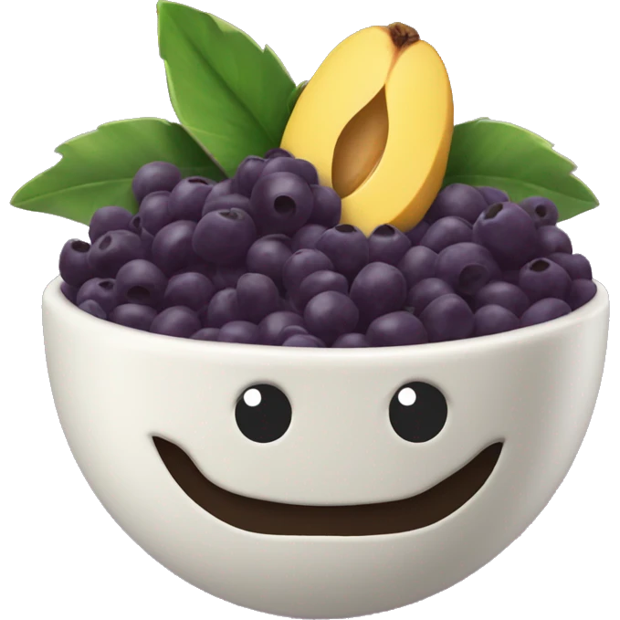 Acai bowl emoji