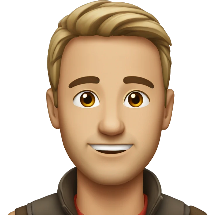 коричневый пудель  emoji