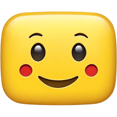 YouTube logo with a smiling face, playful emoji