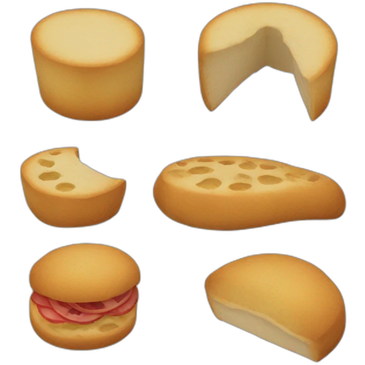 CHAT QUI MANGE DU PAIN emoji