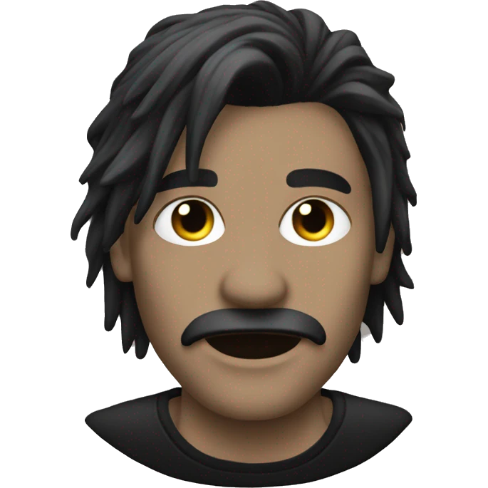 Goth add a mullet emoji
