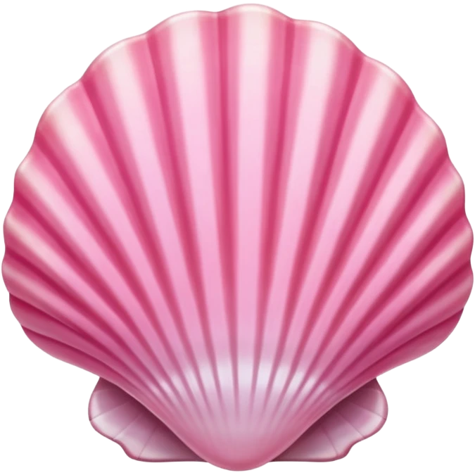 pink seashell emoji