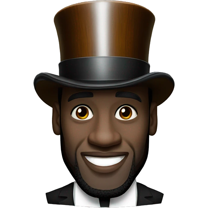 LeBron James with top hat emoji