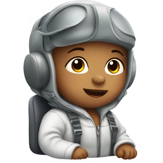 baby in airplane emoji