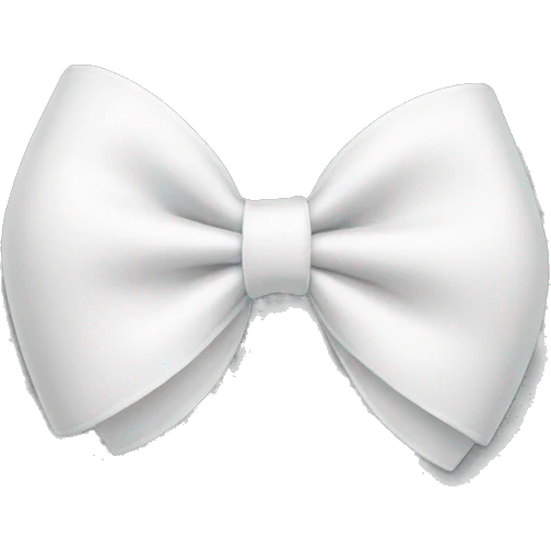 White bow emoji
