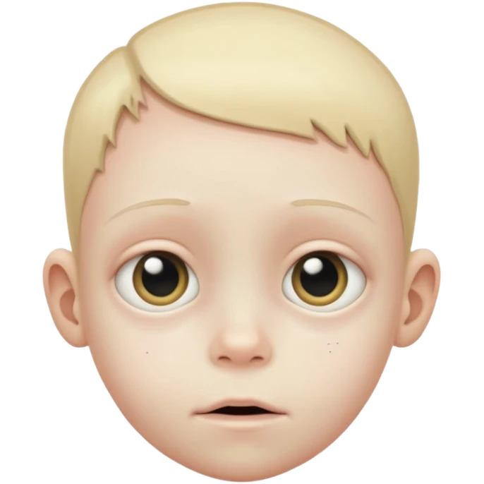 criança com corpo extremamente magro emoji