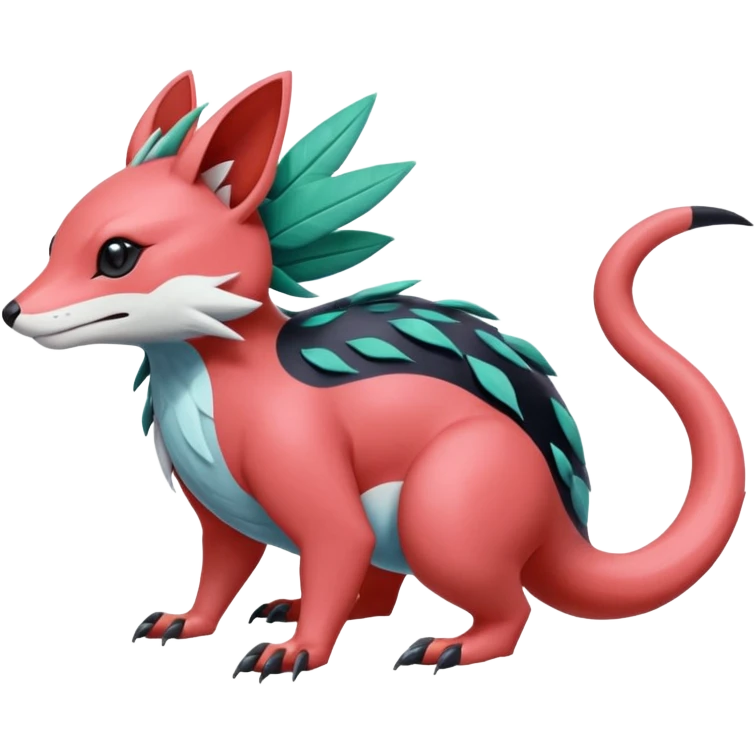  exotic tropical cyber-Sleuth-Loyd-Garmaddon-Litten-Linoone-Noibat-Fakémon-Pokémon-Vernid-creature emoji