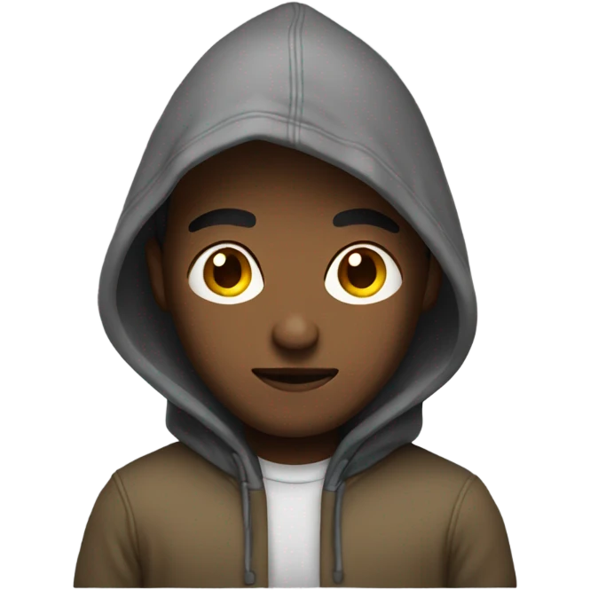 Man in hoodie emoji