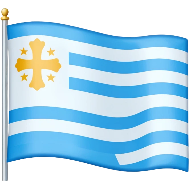 Bandera de Galicia emoji