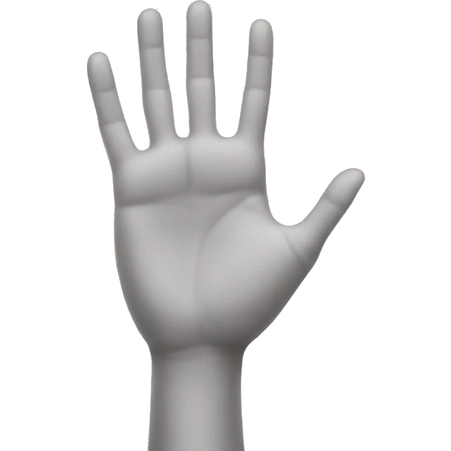 heart hand  emoji