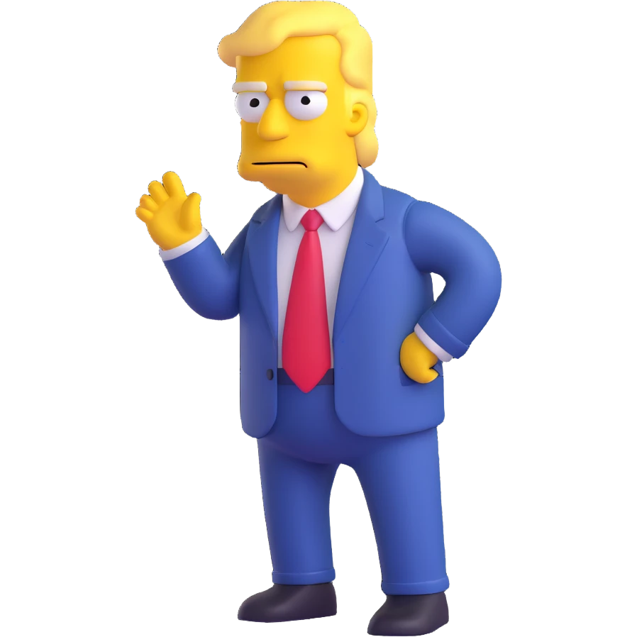 the Simpson Trump character emoji