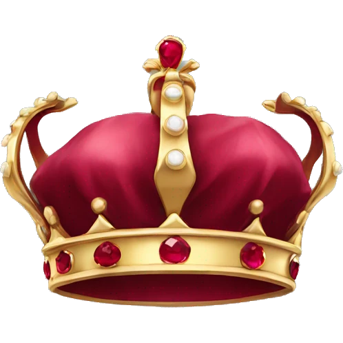 RED RUBY CROWN emoji