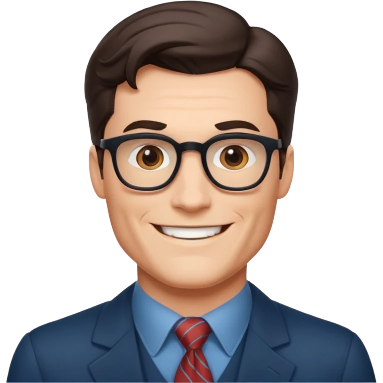 clark kent smiling  emoji