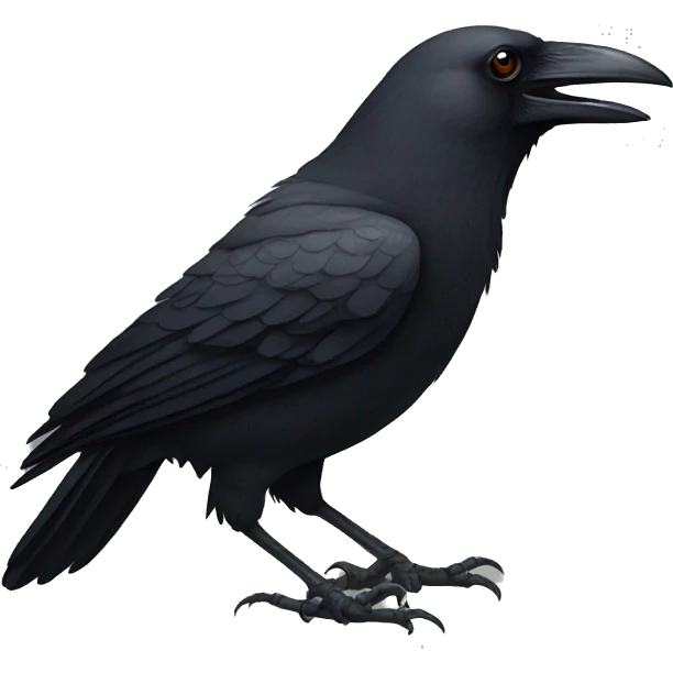 Crow emoji