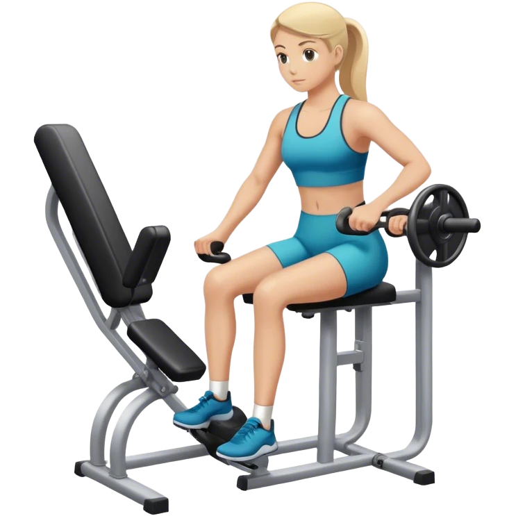 how to use abductor-machine gym emoji