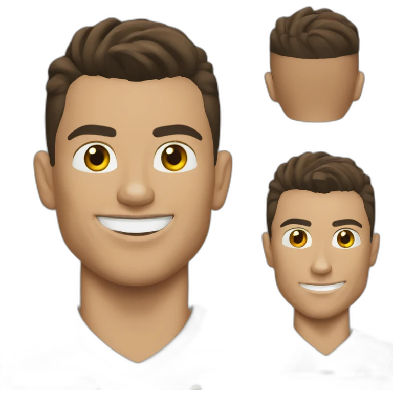 Cristiano ronaldo qui fait le floss emoji