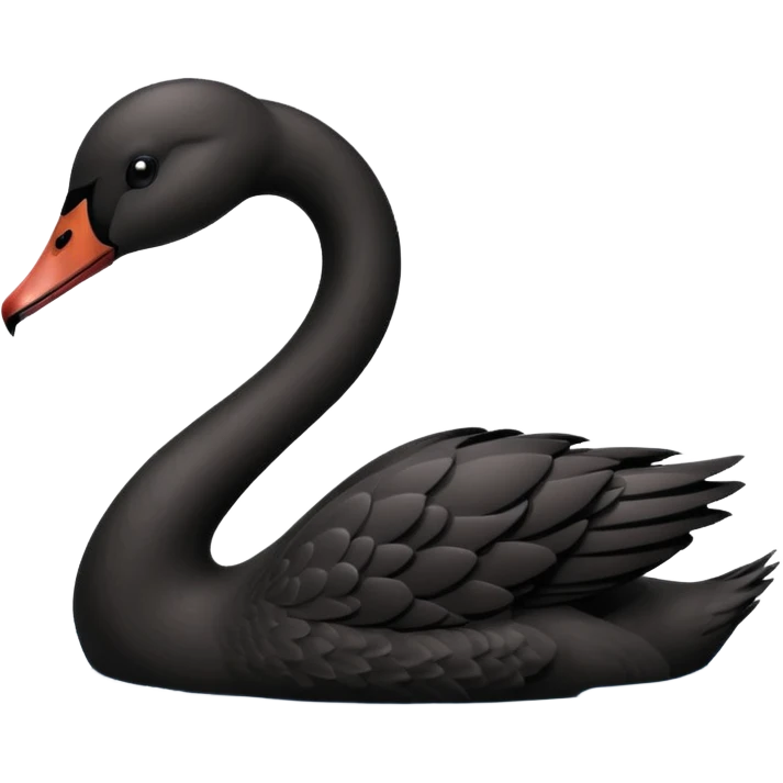 Turn ts 🦢into black emoji