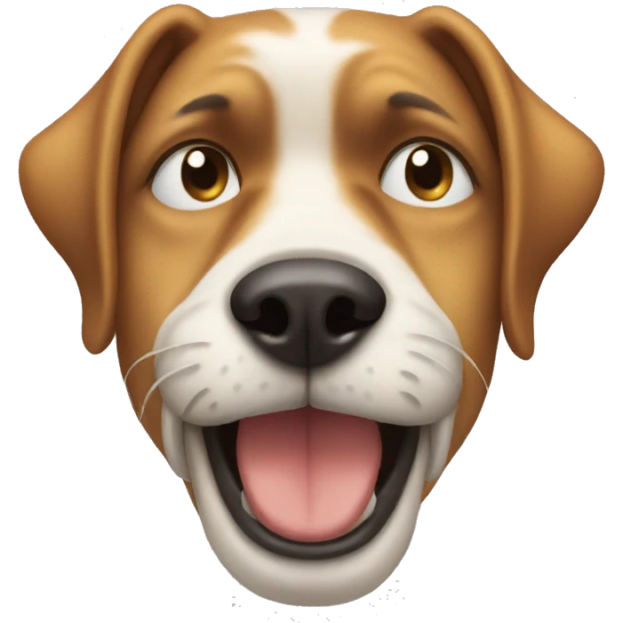 Dog crying  emoji