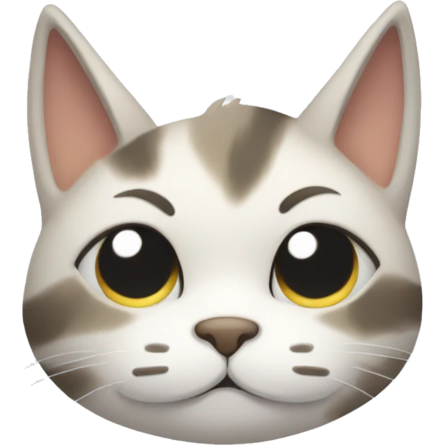 Sleepy cat face  emoji