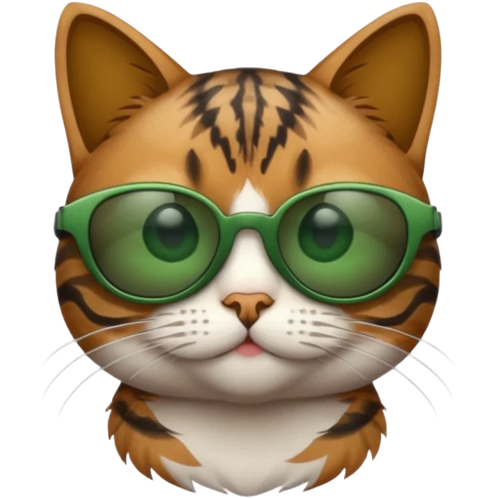 Cat wearing sunglasses emoji