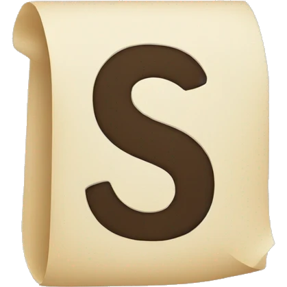 s letter emoji
