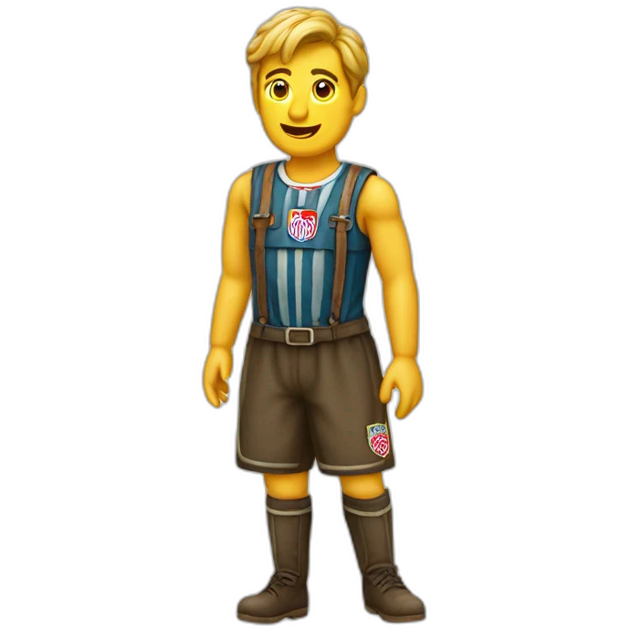 Lederhose bayern emoji