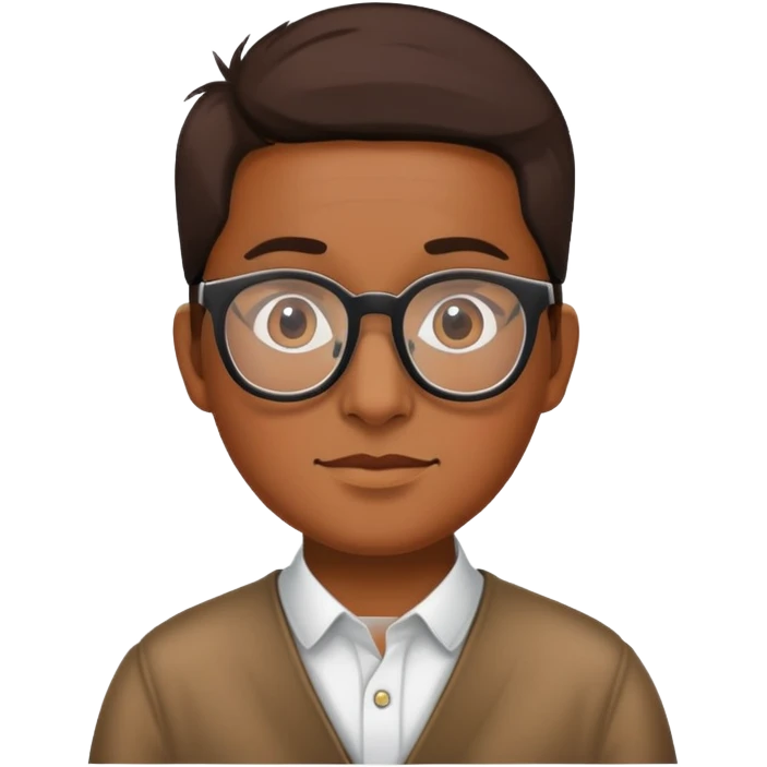 Peruano con gafas emoji