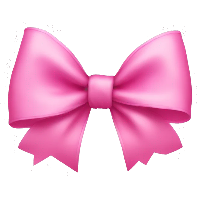 pink bow emoji