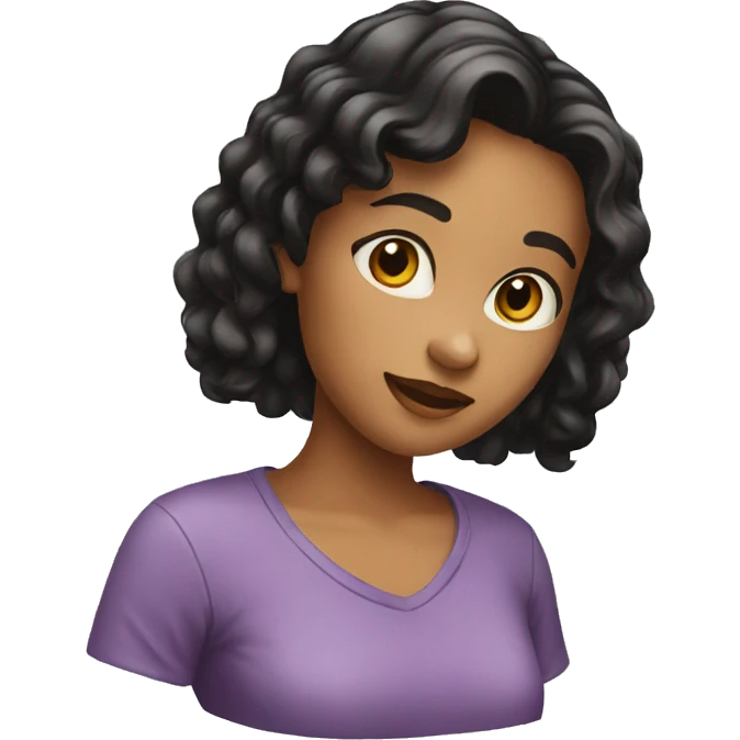 A girl emoji