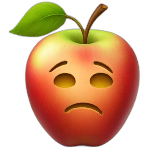 apple with grades emoji